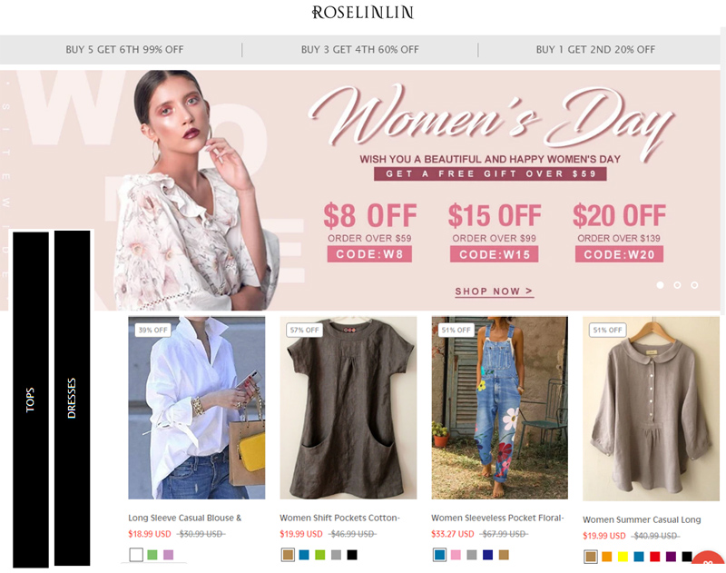roselinlin.com header
