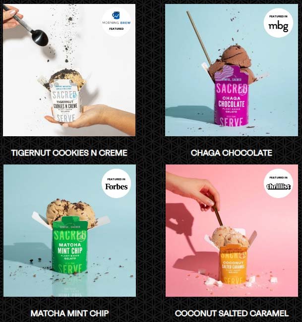 sacred serve items