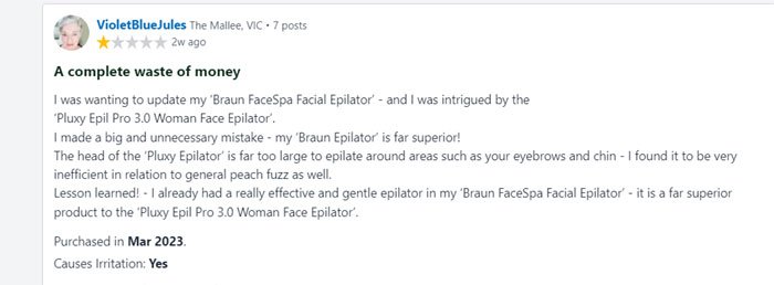 is pluxy epilator legit reviews
