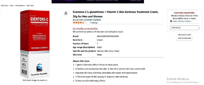 eventone c cream reviews