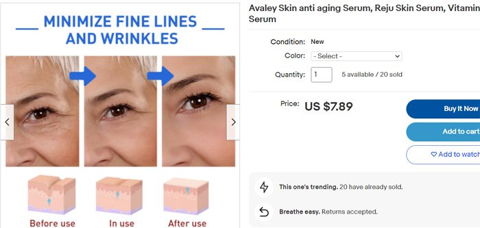 avaley skin serum reviews