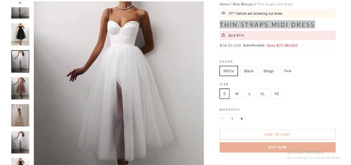 purefeelshop dress