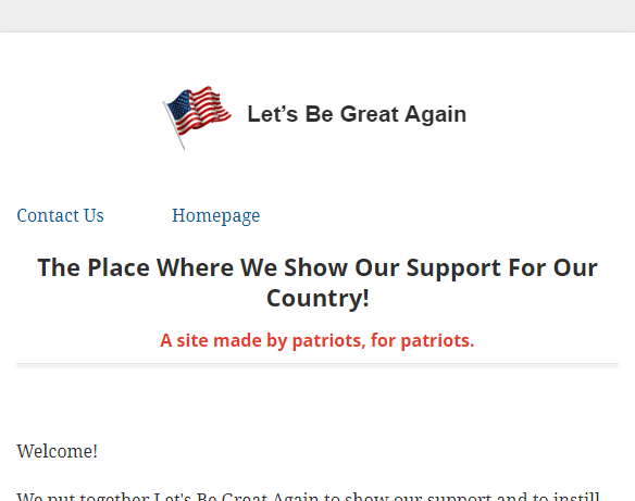 letsbegreatagain.com  reviews